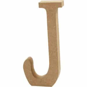 BOKSTAV J 13CM MDF