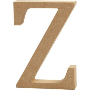 BOKSTAV Z 13CM MDF