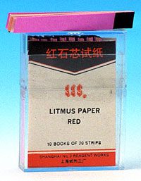 LACKMUSPAPPER RÖTT  200 ST