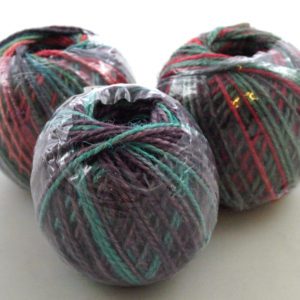 SNÖRE JUTE MULTIFÄRGAT 3OLIKA