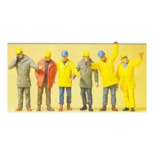 PREISER 1:50 6 ST ARBETARE