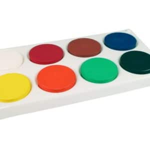 FÄRGBLOCK 57MM I PALETT 8 FÄRGER