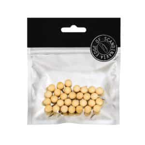 KARTNÅLAR 10MM TRÄHUVUD 30ST