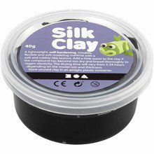 SILK CLAY SVART 40 G