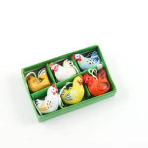 Köp mini-höna porslinhänge festtillbehör | Materialbutiken