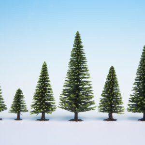 MODEL SPRUCE TREES 10ST 3,5-9CM