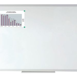 WHITEBOARDTAVLA 120X90 CM ALUMINIUMRAM