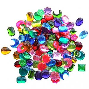 KRISTALLSTENAR STORA FÄRGMIX 250ST