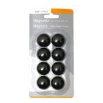 MAGNETER 20MM SVARTA 8ST