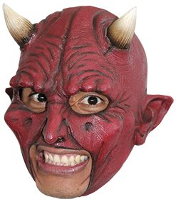 Köp chinless devil mask för halloween dekorationer | Materialbutiken