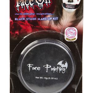 Köp svart ansiktsfärg för halloween dekorationer | Materialbutiken