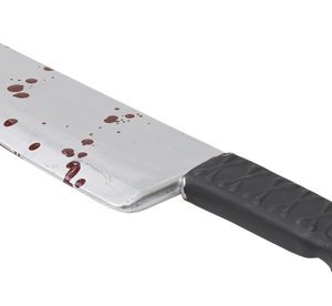 Köp kniv med blod för halloween dekorationer | Materialbutiken