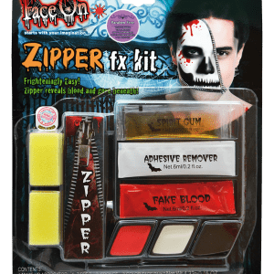 Köp face on make up zipper fx kit för halloween dekorationer | Materialbutiken
