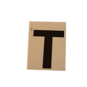 Köp svarta självhäftande bokstäver 75 mm | Materialbutiken