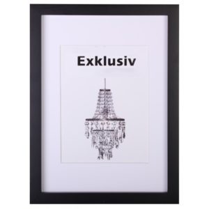EXKLUSIV SVART 10X15 CM