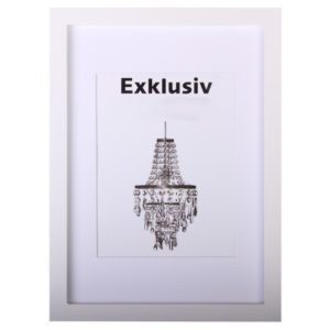 EXKLUSIV VIT 18X24 CM