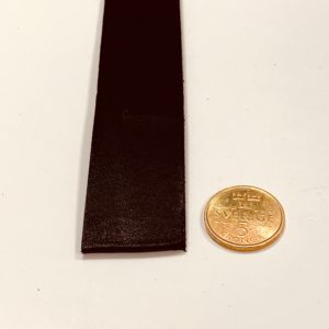 LÄDERREM 30 MM SVART LPM