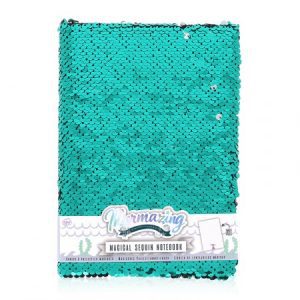 Köp m paljetter sjöjungfru skrivbok festtillbehör | Materialbutiken