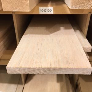 BALSA 10X100X1000 MM