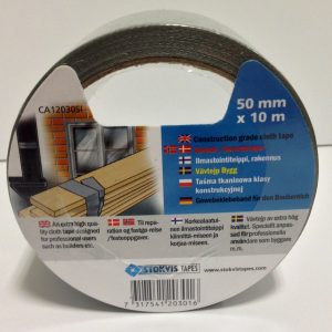 VÄVTEJP BYGG SILVER 50mmX10m