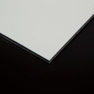 DIBOND PLATIN VIT MATT/BLANK 748*500*3MM