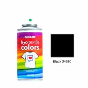 TEXTILSPRAYFÄRG H2O BLACK