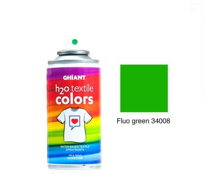 TEXTILSPRAYFÄRG H2O FLUO GREEN