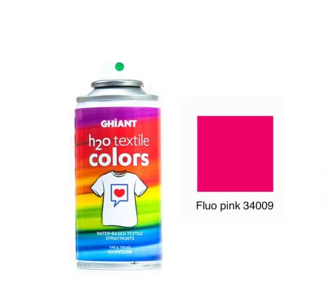 TEXTILSPRAYFÄRG H2O FLUO PINK
