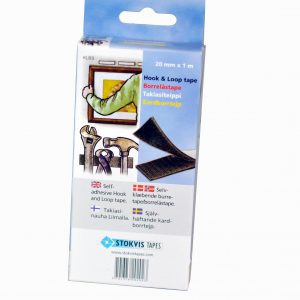 KARDBORRTEJP SVART 1M