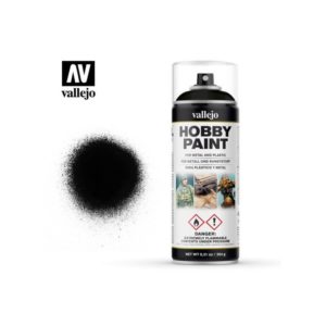 VALLEJO SURFACE PRIMER SVART 400 ML SPRAY