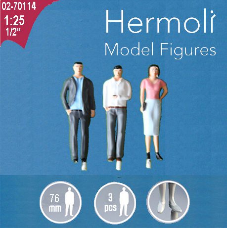 HERMOLI 3ST STÅENDE FIGURER 1:25