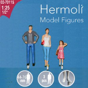 HERMOLI 3ST STÅENDE FIGURER 1:25
