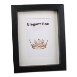 ELEGANT BOX SVART 30X40CM