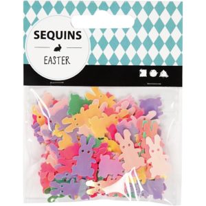 PALJETTER PÅSKHARAR 10 GRAM