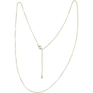 SMYCKESKEDJA M LÅS 1MM X 80CM FG