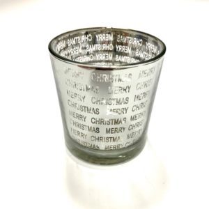 LJUSLYKTA 'CHRISTMAS' DIA 7CM H 8CM