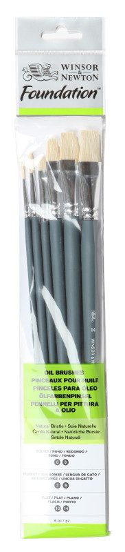 SVINBORSTPENSEL SET W&N 6ST