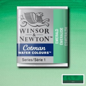 COTMAN AKVARELL HALVKOPP EMERALD 235