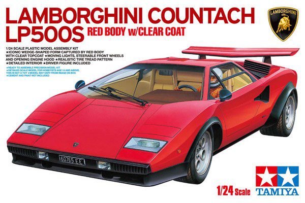 LAMBORGHINI COUNTACH LP500S 1:24 TAMIYA