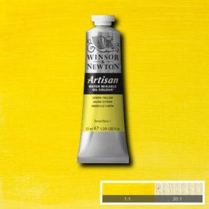 OLJEFÄRG VATTENLÖSLIG LEMON YELLOW 37ML