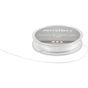 ELASTISK SMYCKETRÅD PLATT 1MM 10M