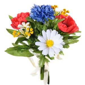 BUKETT SOMMAR BLÅ_RÖD_VIT