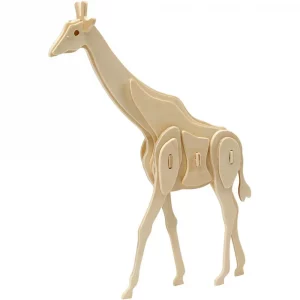 3D-PUSSEL GIRAFF PLYWOOD