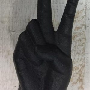 HAND "V-TECKEN" 5,8X5,2X13,5CM FÖR VÄGG