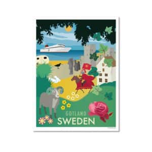 CITYPOSTERS GOTLAND 50X70CM