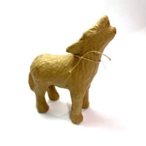 PAPIER MACHÉ WOLF