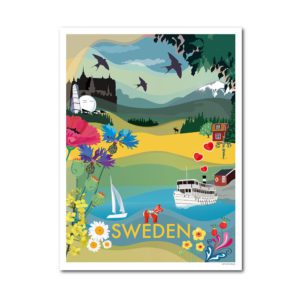 CITYPOSTERS SWEDEN 50X70CM
