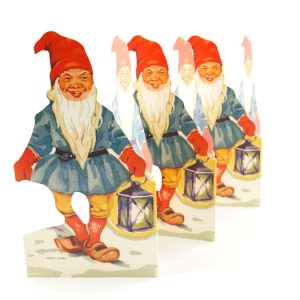 PAPPERSRADER BLÅ LYKTTOMTE