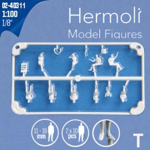 HERMOLI 20ST SITTANDE FIGURER 1:100 VITA