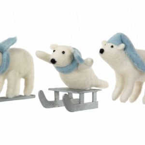 ULLDJUR ISBJÖRN HÄNGE MIX